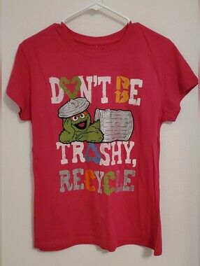 Sesame Street Pink Logo Tee